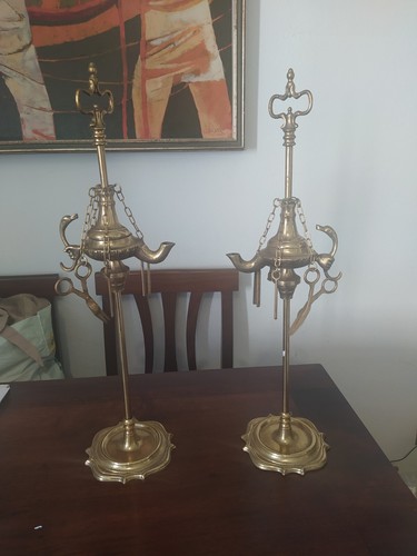 Coppia lampade olio - lampade,